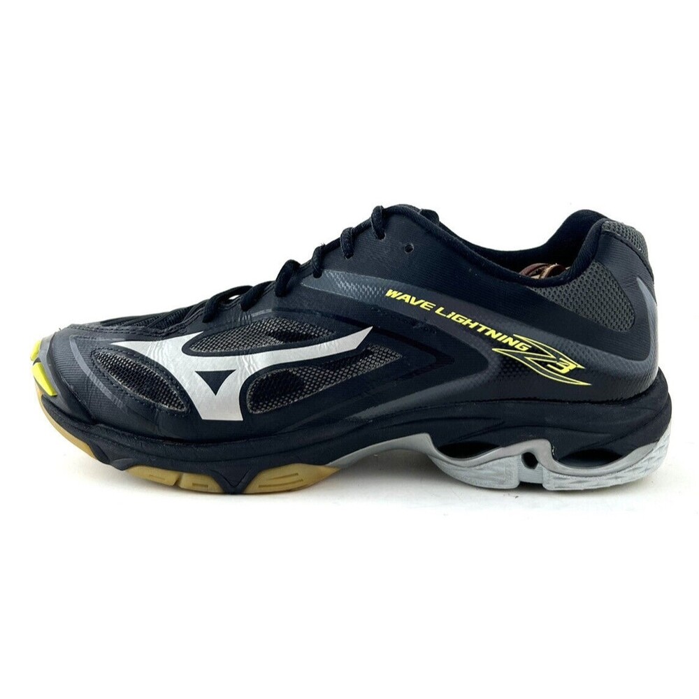 Mizuno Wave Lightning Z3 Black Lace Up Volleyball Shoes Women’s Size 9